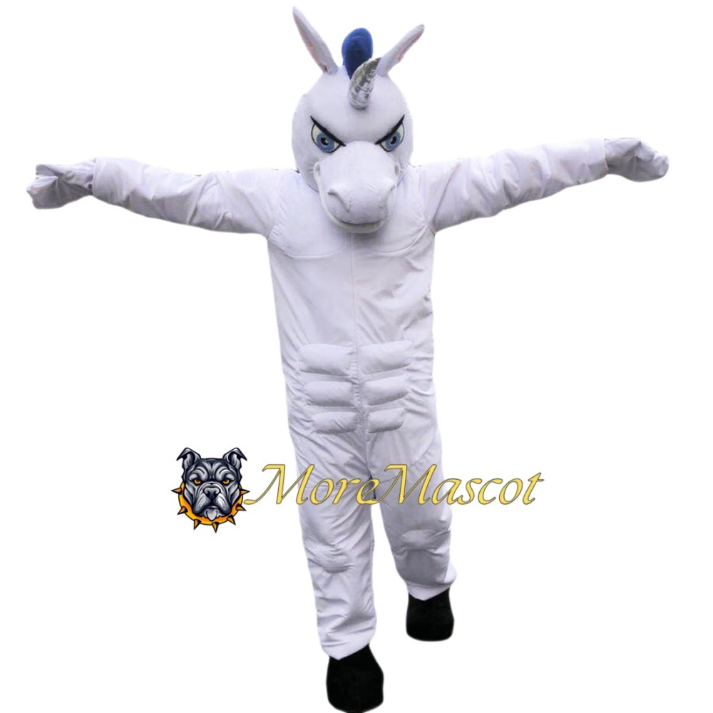 Muscle Unicorn Mascot Costume