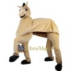 Two Person Brown Horse Mascot Costume