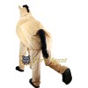 Two Person Brown Horse Mascot Costume