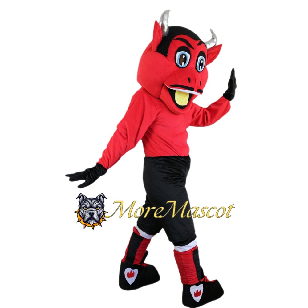Power Red Devil Mascot Costume