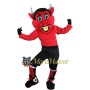 Power Red Devil Mascot Costume