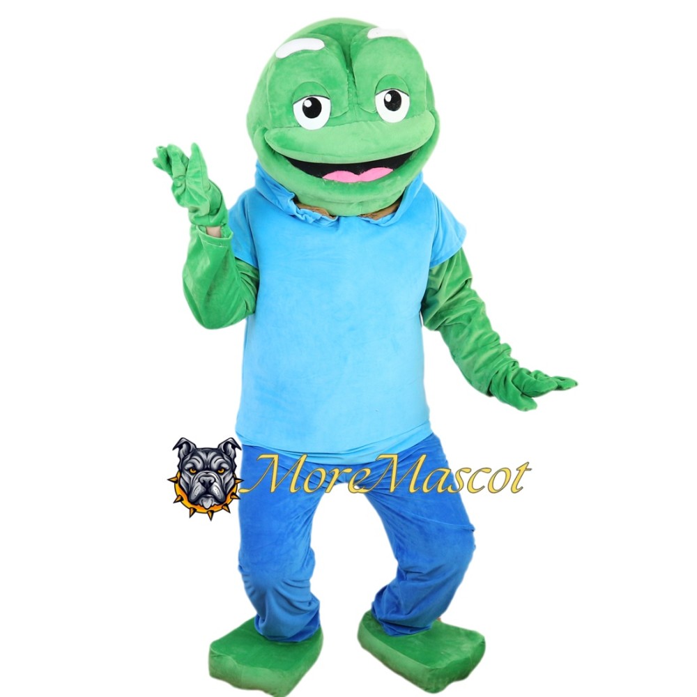 Power Frog Mascot Costume
