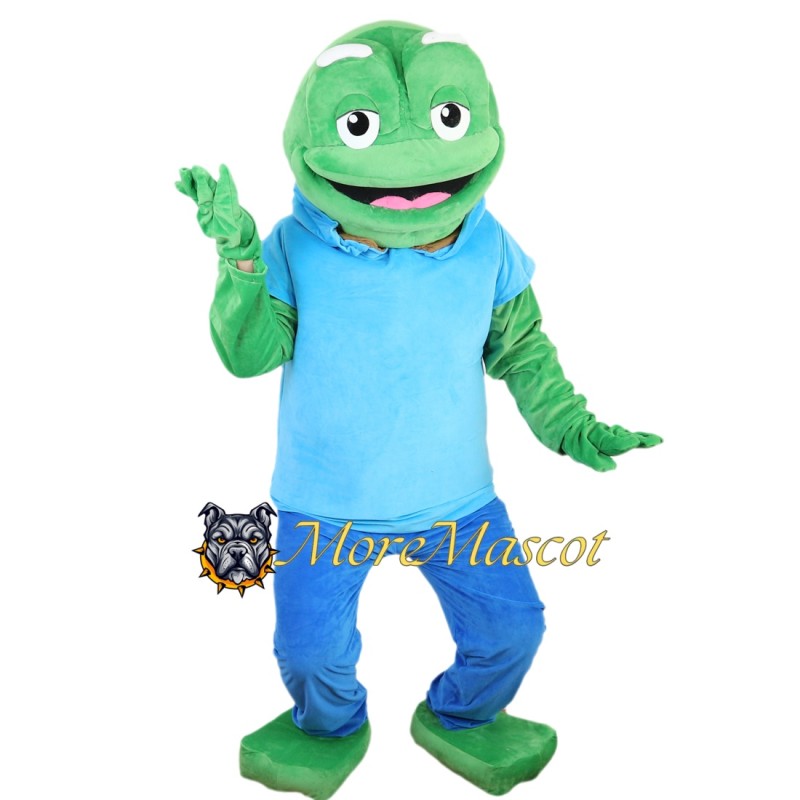 Power Frog Mascot Costume