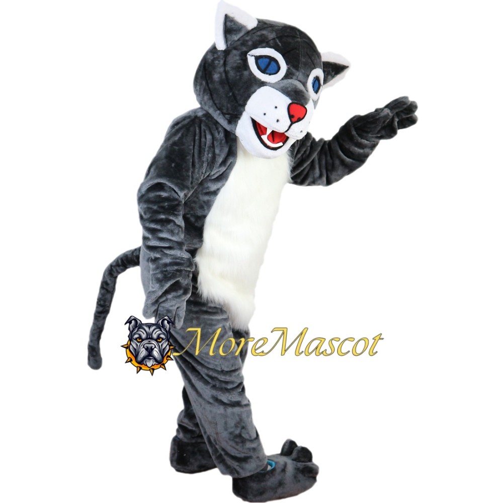 Grey Tiger Mascot Costume