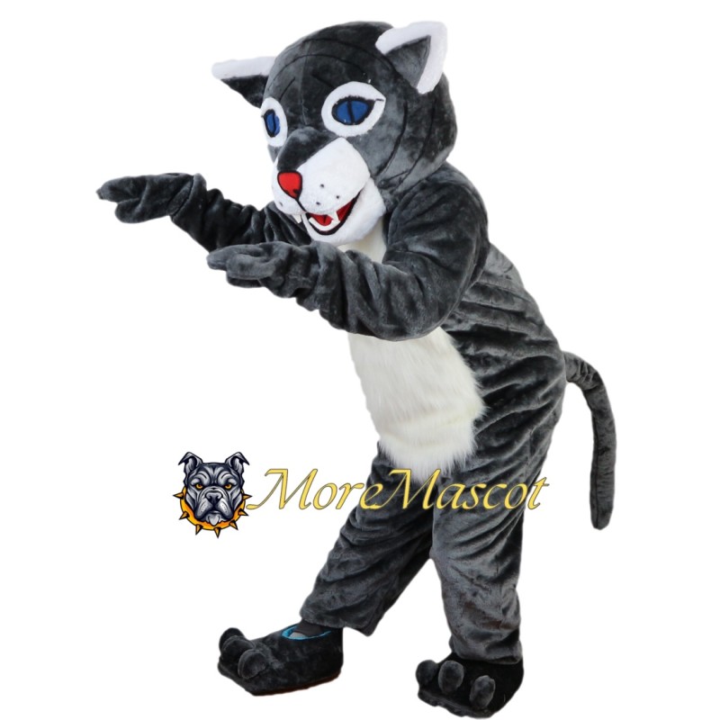 Grey Tiger Mascot Costume