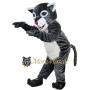 Grey Tiger Mascot Costume