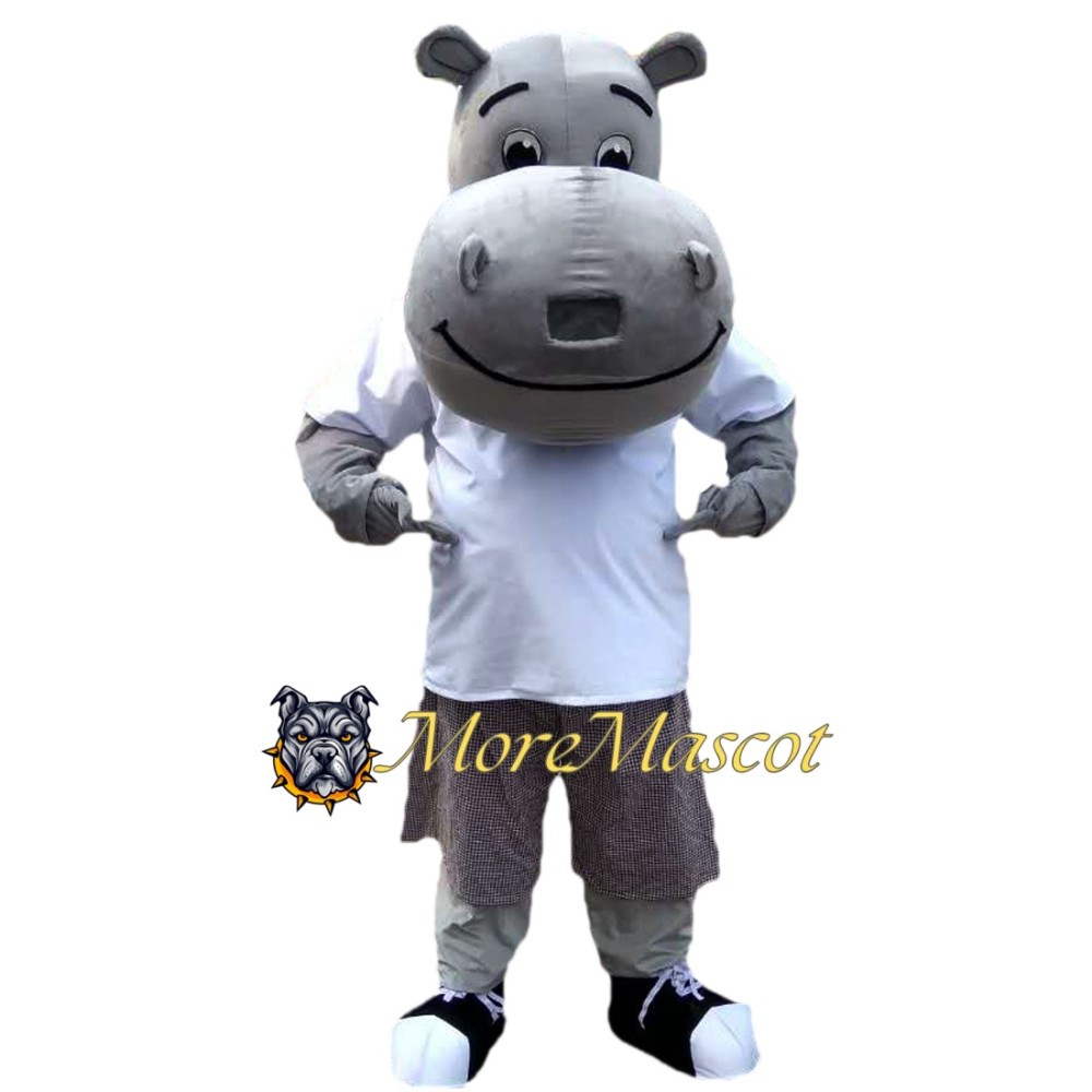 Sport Hippo Mascot Costume