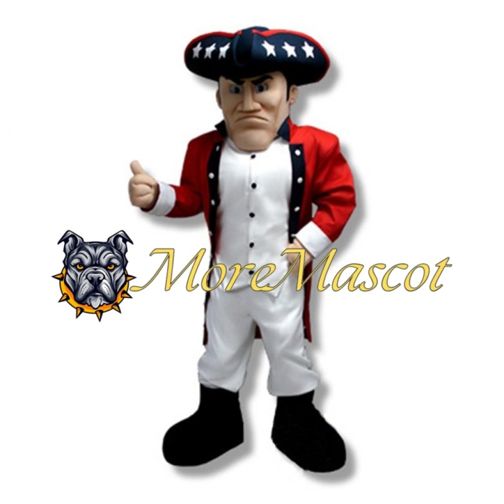 Muscular Patriot Mascot Costume