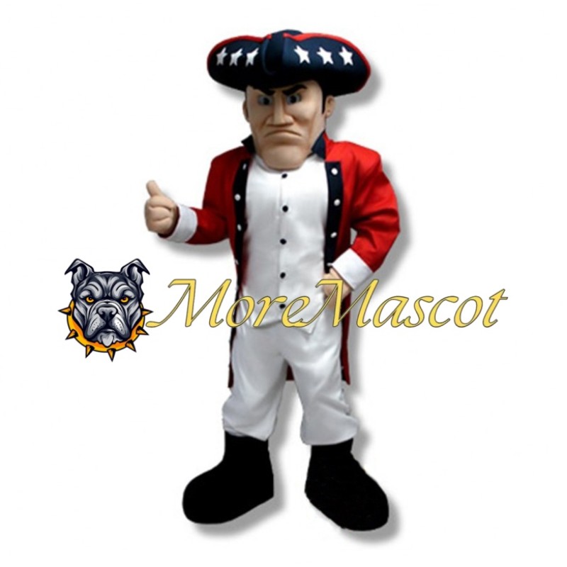 Muscular Patriot Mascot Costume
