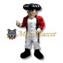 Muscular Patriot Mascot Costume