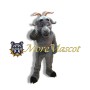 Grey Goat Mascot Costume