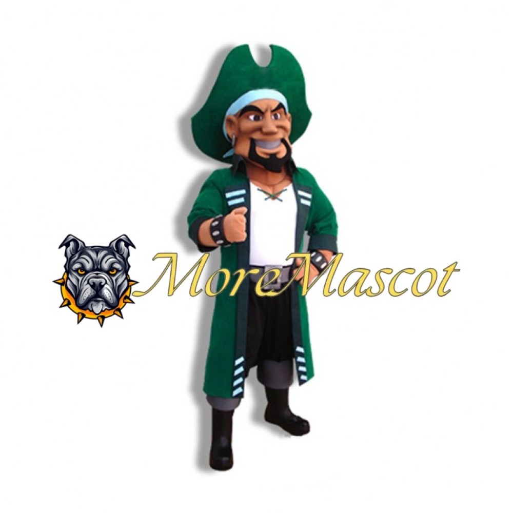 Green Raider Mascot Costume