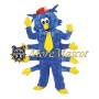 Blue Spider Mascot Costume