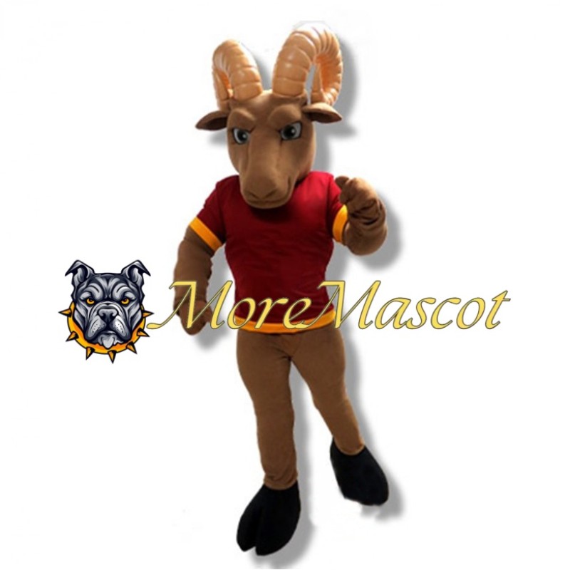 Brown Ram Mascot Costume