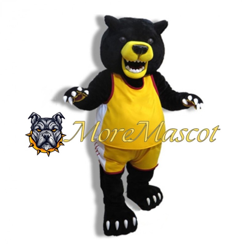 Sports Black Bear Mascot Costume