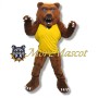 Muscular Brown Bear Mascot Costume