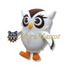 White Owl Adult Mascot Costume
