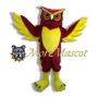 Red & Yellow Owl Mascot Costume
