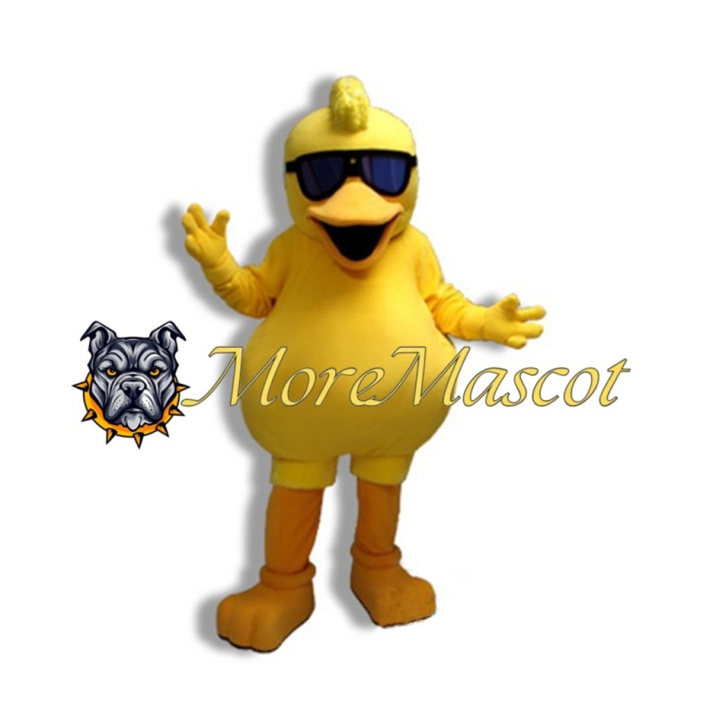 Cool Yellow Duck Mascot Costume