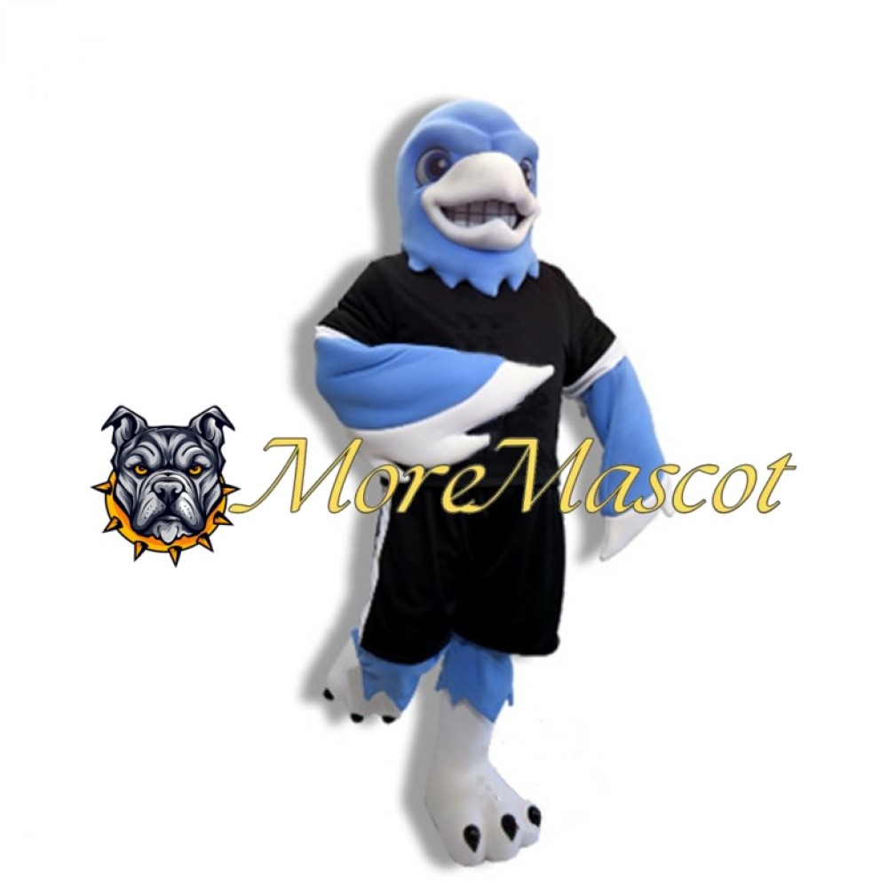 Sports Blue Eagle Mascot Costume