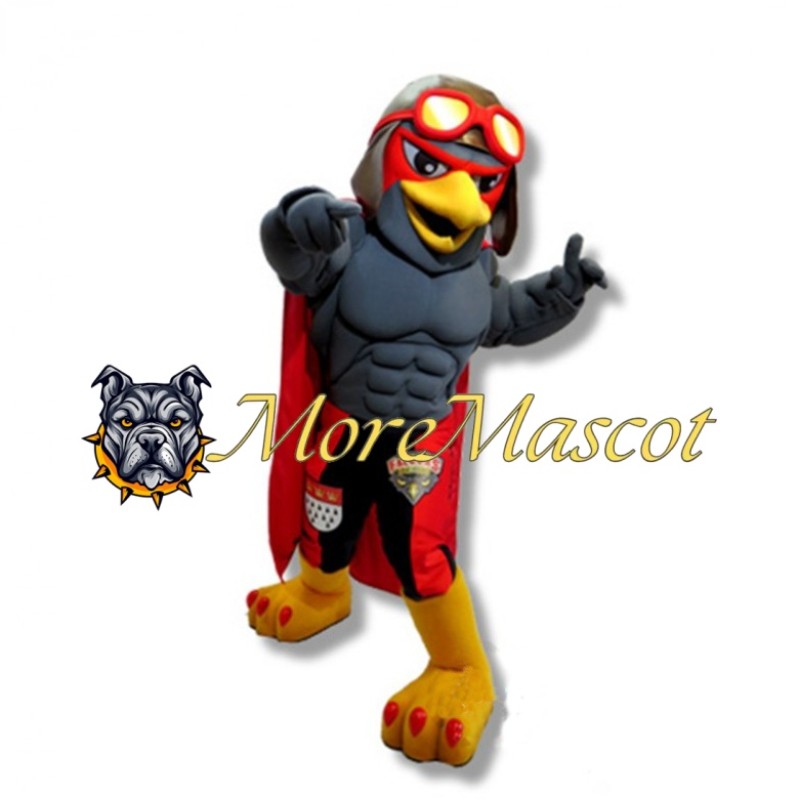 Flight Captain Eagle Mascot Costume