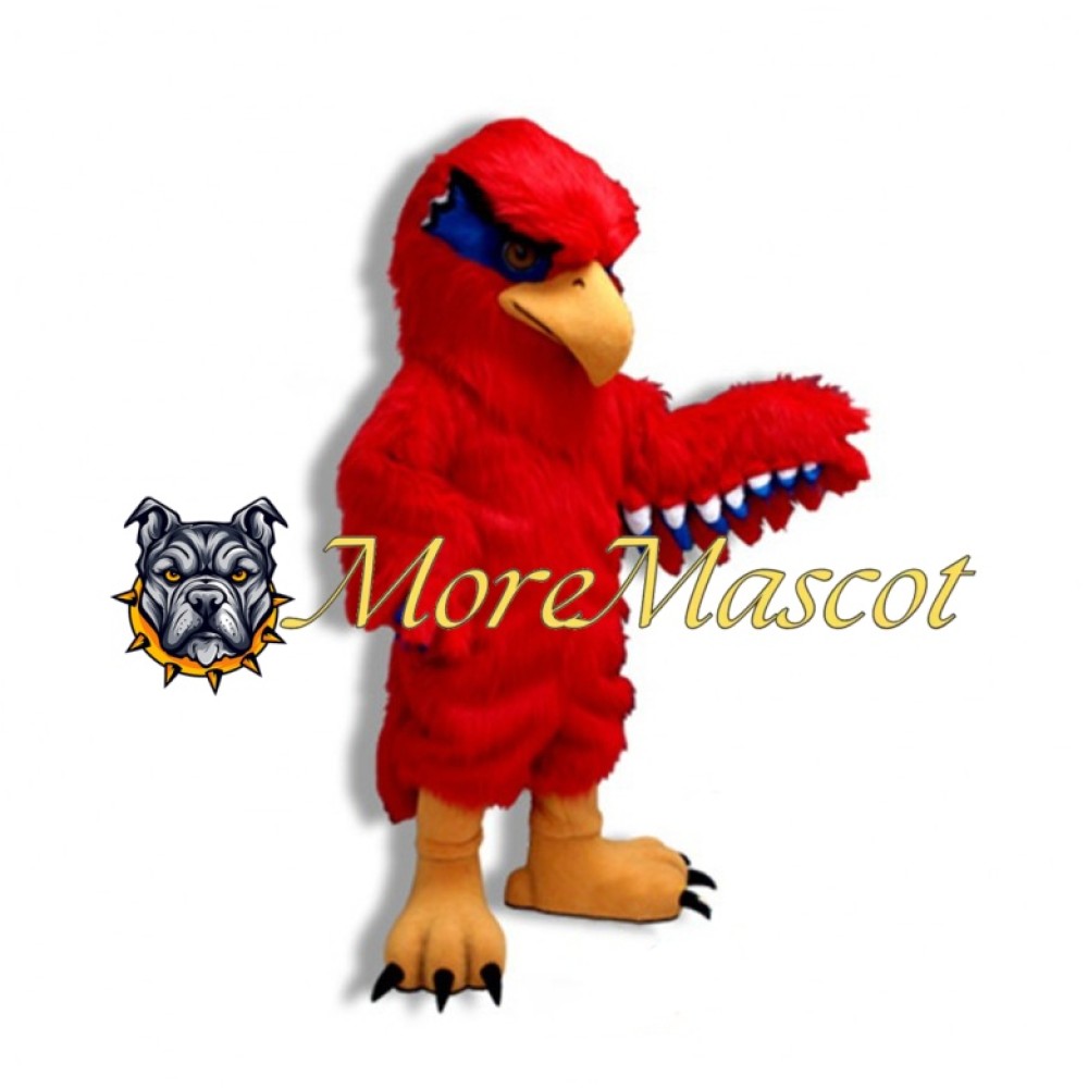 Superb Red Falcon Mascot Costume