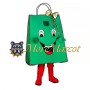 Green Handbag Mascot Costume