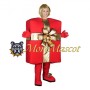 Gift Box Mascot Costume