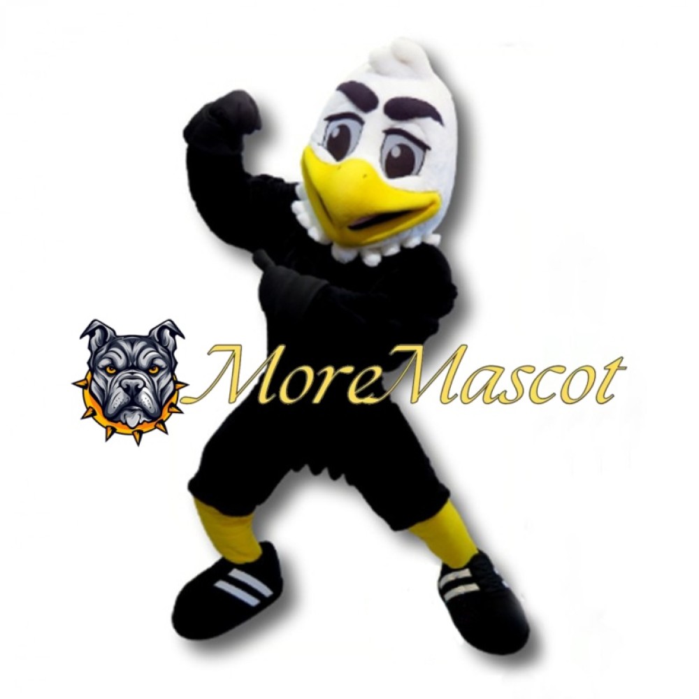 Black Eagle Adult Mascot Costume