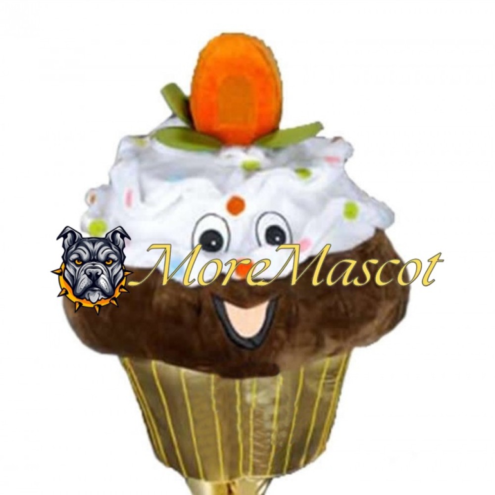 Cream Cupcake Mascot Costume