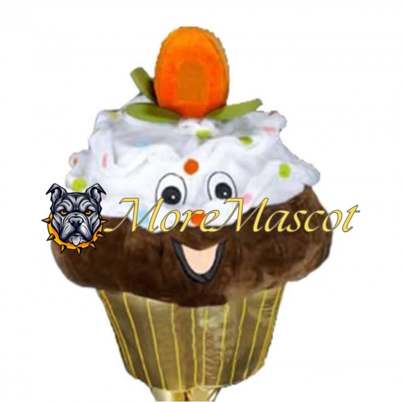 Cream Cupcake Mascot Costume