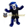 Adult Blue Lion Mascot Costume