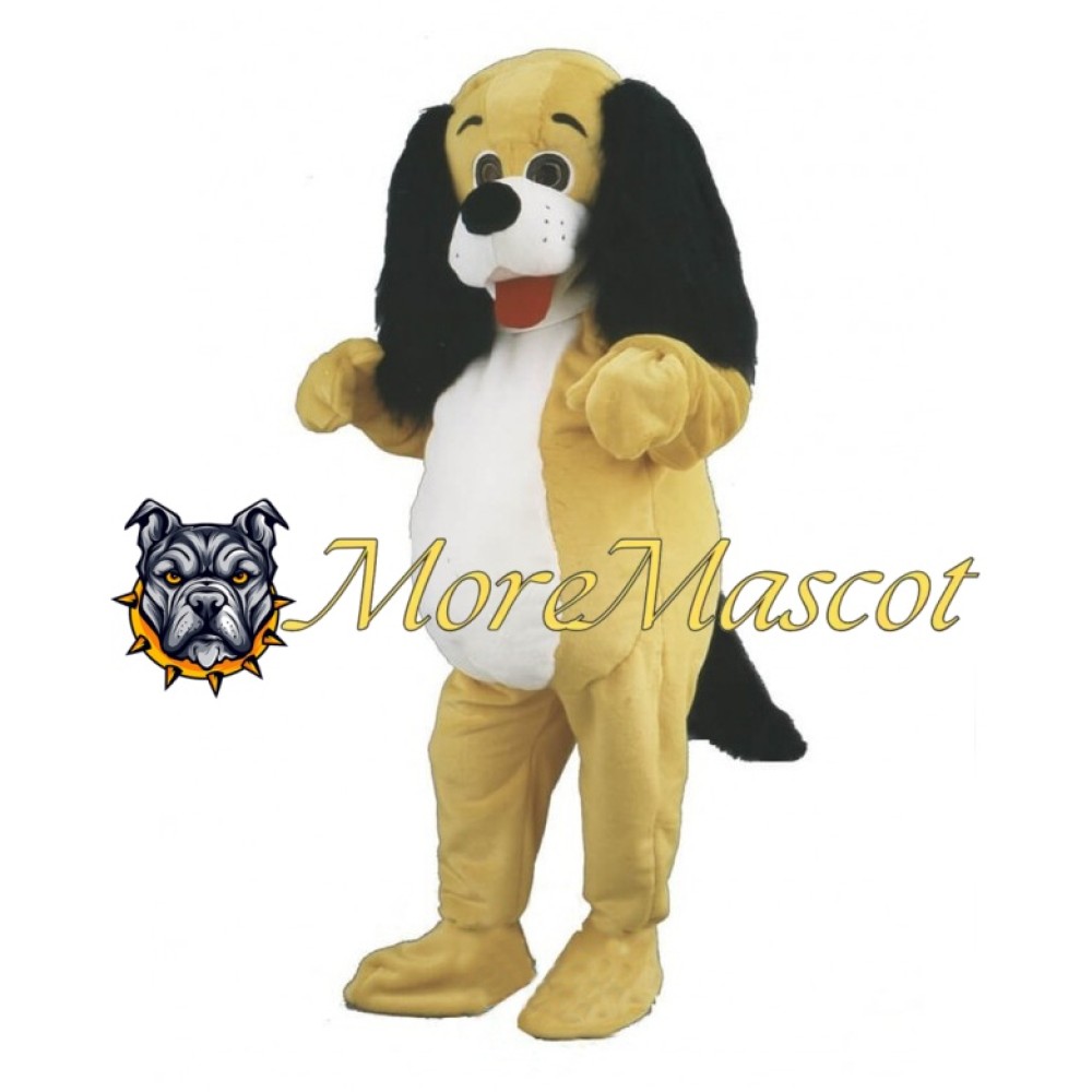 Yellow Dog Adult Mascot Costume