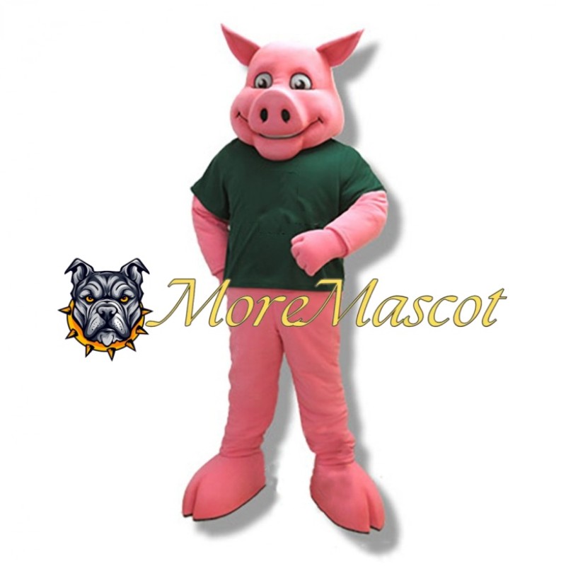 Lovely Pink Pig Mascot Costume