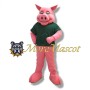Lovely Pink Pig Mascot Costume