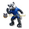 Muscular Siberian Husky Mascot Costume
