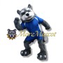 Muscular Siberian Husky Mascot Costume