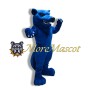 Blue Wolf Mascot Costume