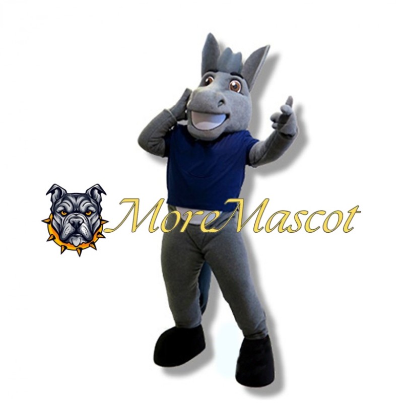 Grey Horse Adult Mascot Costume