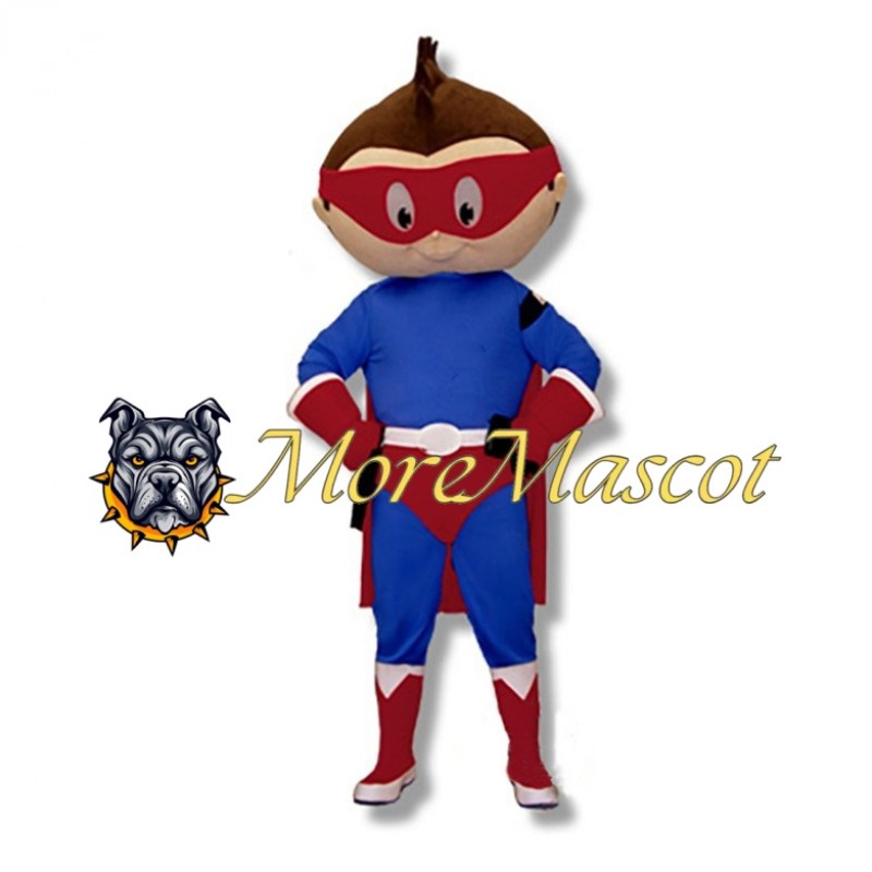 Super Boy Mascot Costume