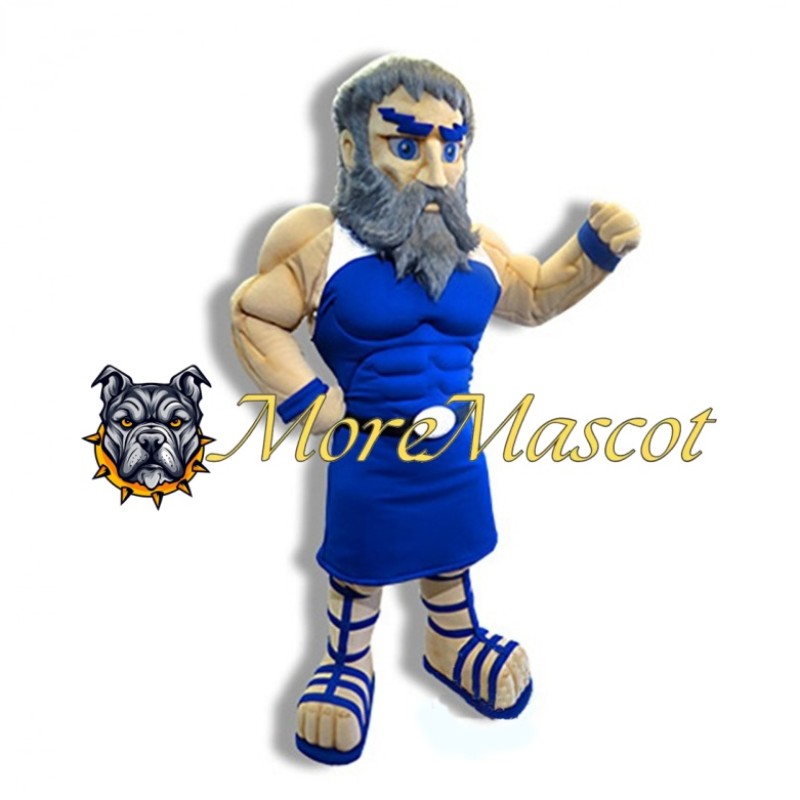 Zeus of Muscles Mascot Costume