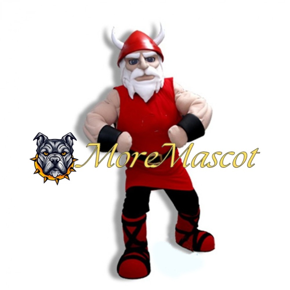 Red Warrior Mascot Costume
