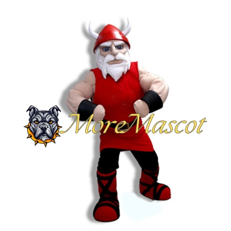 Red Warrior Mascot Costume