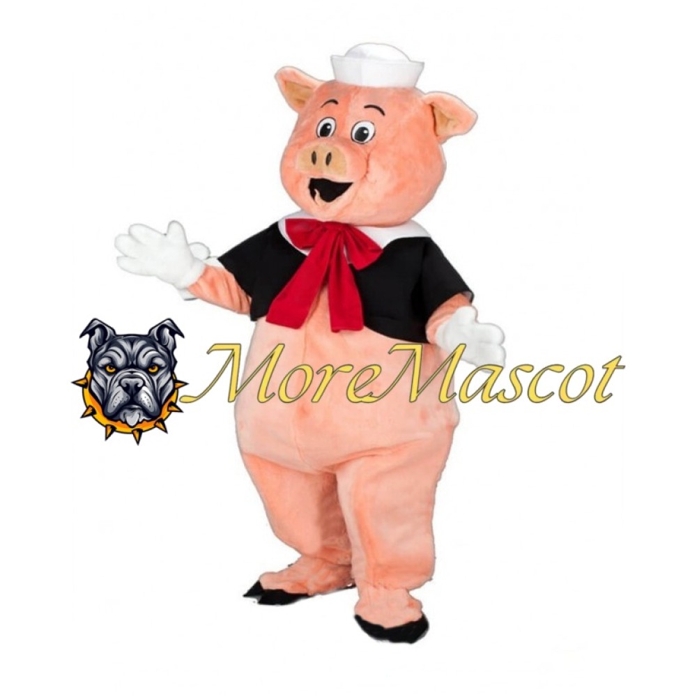 Scholar Pig Mascot Costume