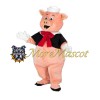 Scholar Pig Mascot Costume
