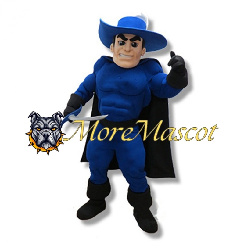 The Blue Robber Mascot Costume