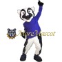 Black & White Raccoon Mascot Costume