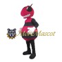 Red Bee Adult Mascot Costume