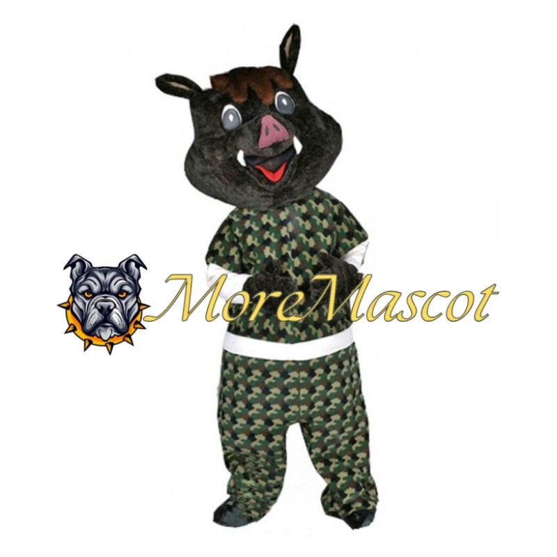 Black Pig Brother Mascot Costume