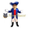 Blue Patriot Mascot Costume